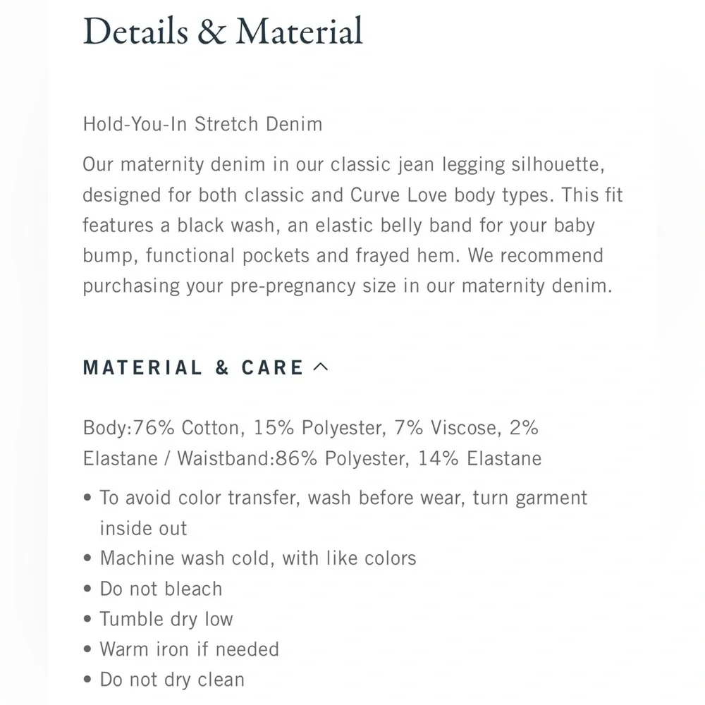 Abercrombie Maternity Jeggings - Picture 2 of 2